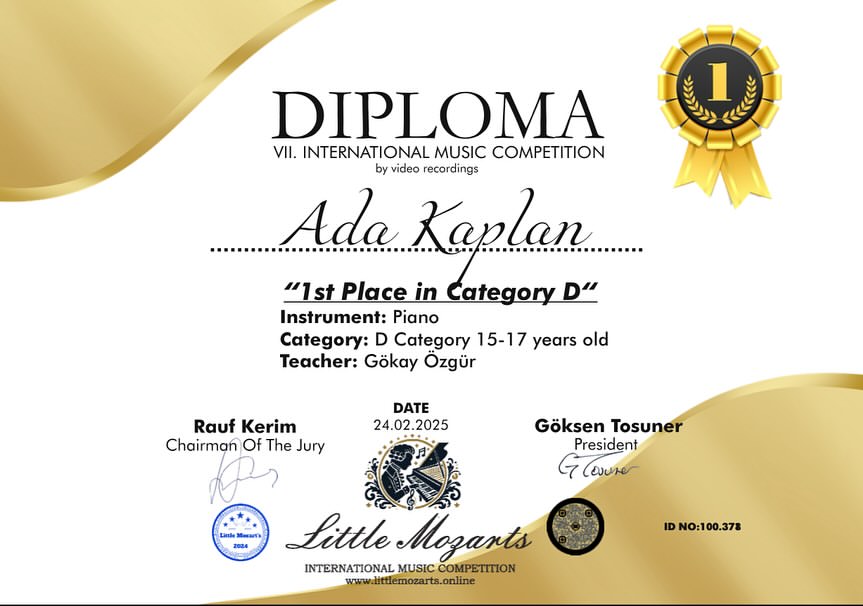 Ada KAPLAN’dan İki Ödül&nbsp;Birden!