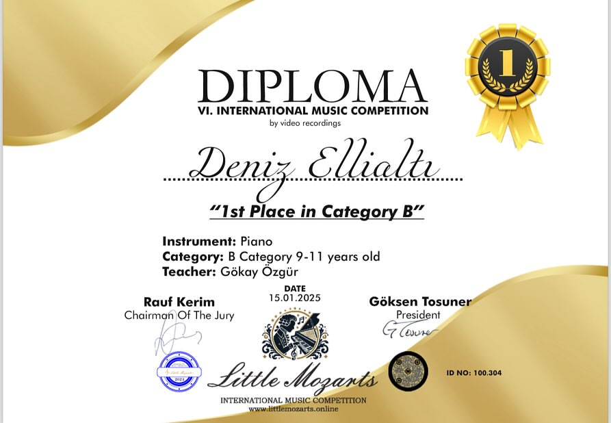 Deniz ELLİALTI’ndan İki Ödül&nbsp;Birden!