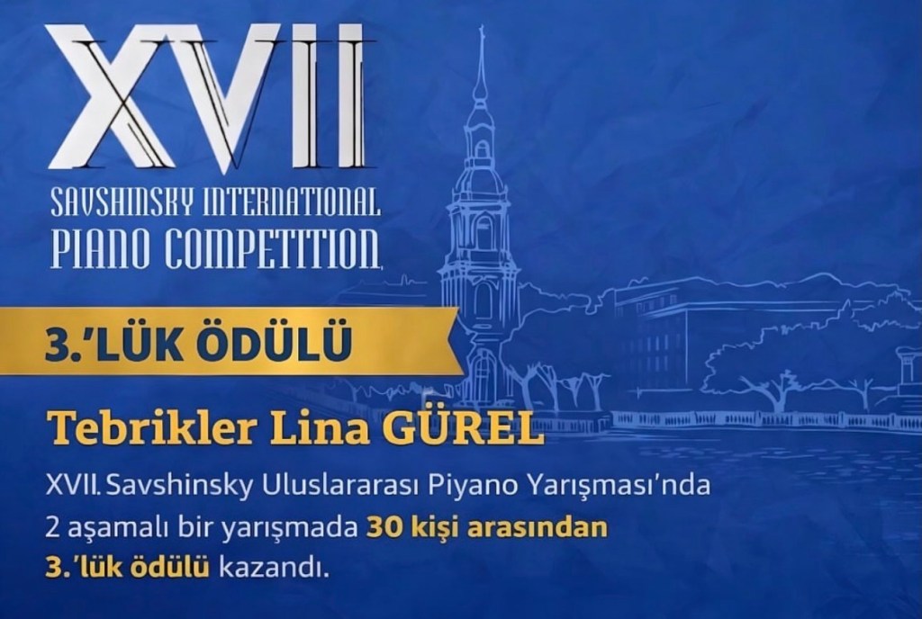 Lina GÜREL Rusya’dan Ödülle&nbsp;Döndü!